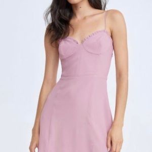 Aritzia Wilfred Fable Dress Soft Orchid NEVER WORN